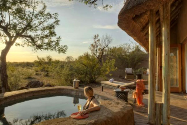 Traumhafte Unterkunft mit Pool in der Rhulani Lodge